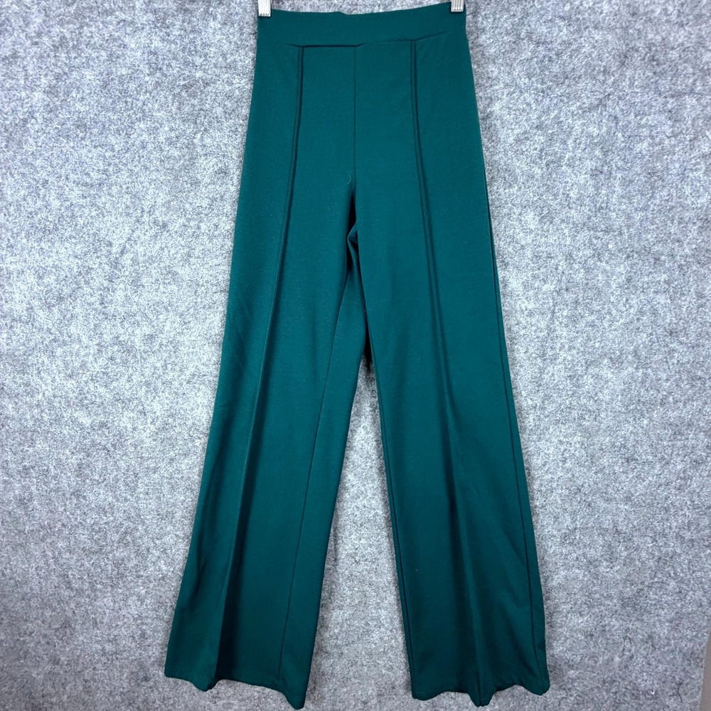 Fashion Nova Tall Victoria High Waisted Dress Pants Womens Small Hunter Green